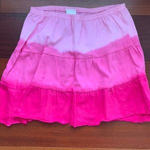 🌺 NWT Ombré Cotton Skirt Sz L 10/12
